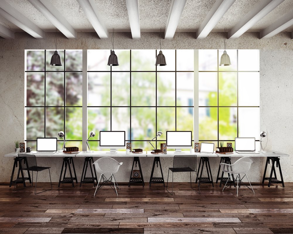 Open and flexible office space Open and flexible office space
