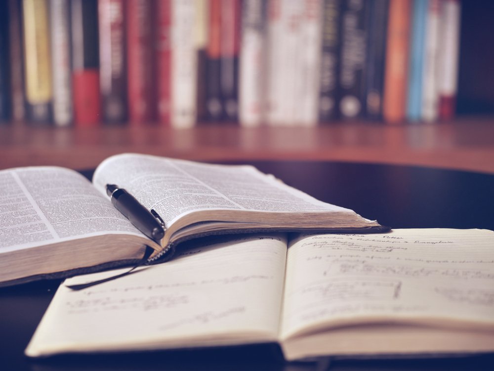 open books on table open books on table