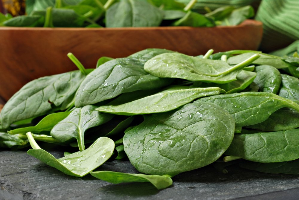 spinach leafy green stress reduction