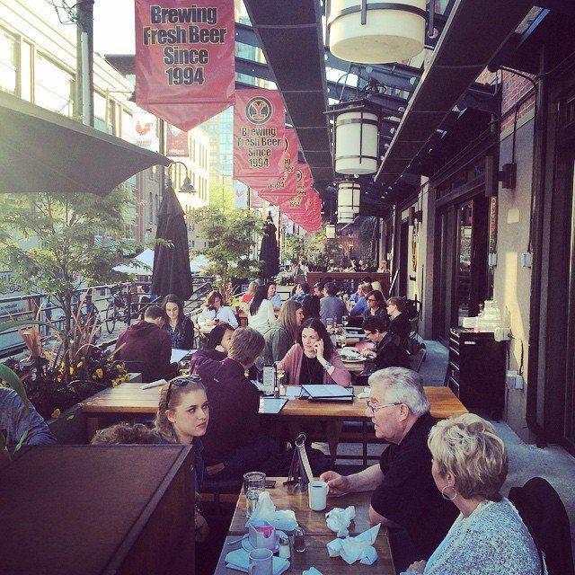 Best patios in Yaletown Quietly