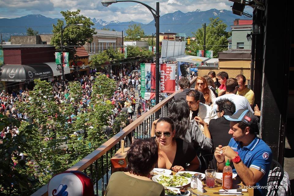 Best patios on Commercial Drive Quietly