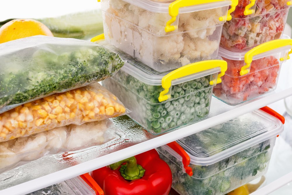 Frozen meal prep to limit food waste