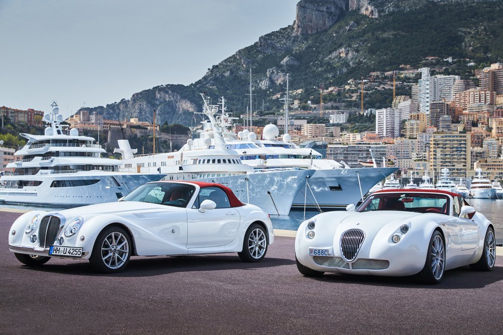 Vintage luxury cars Mitsuoka Himiko and Weissmann in Monaco Vintage luxury cars Mitsuoka Himiko and Weissmann in Monaco