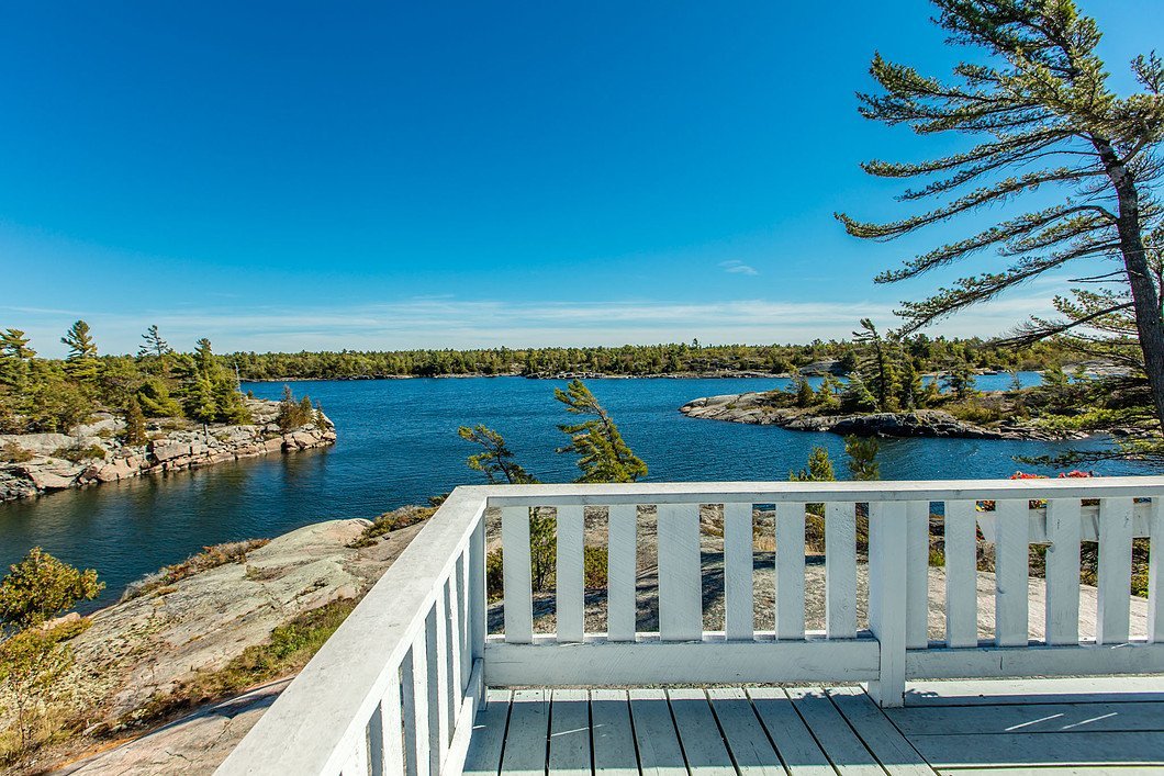 View from Bigwood Island Lodge in Archipelago View from Bigwood Island Lodge in Archipelago