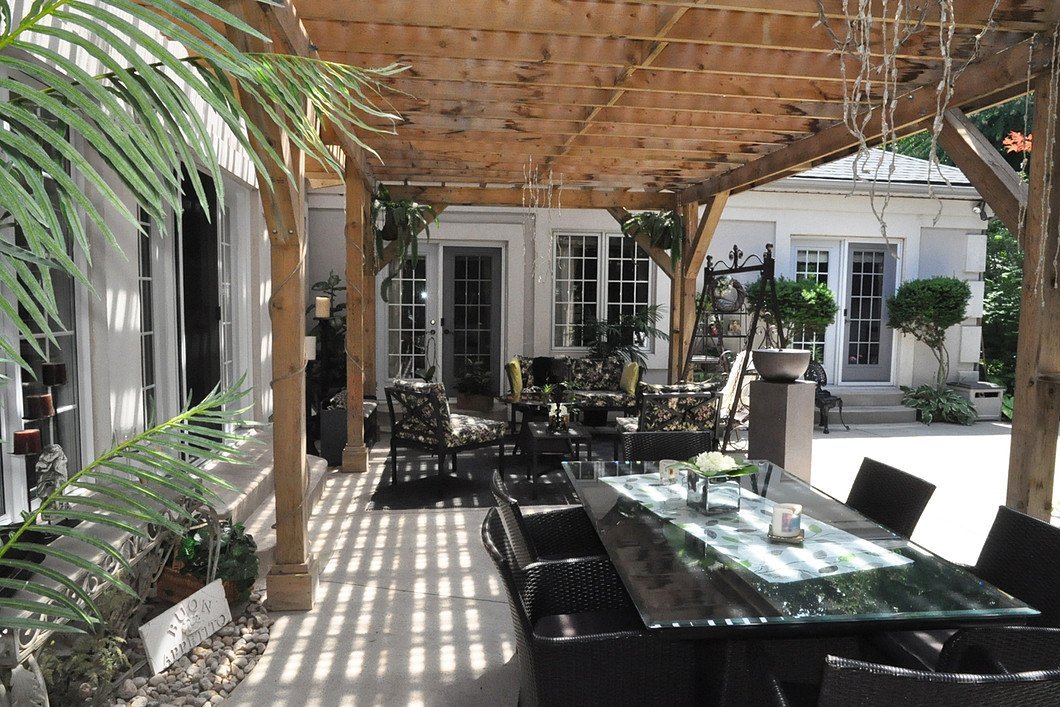 Patio at 21 Vista Drive, Fonthill Patio at 21 Vista Drive, Fonthill