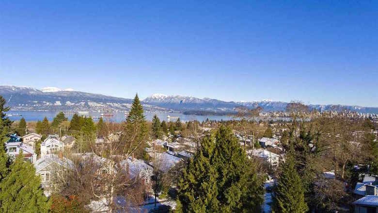 Top of trees and houses from Highbury Hill in Point Grey Top of trees and houses from Highbury Hill in Point Grey