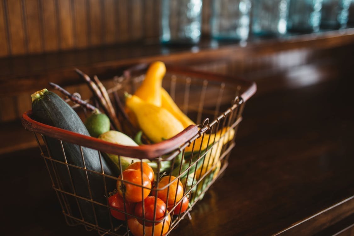 Basket of vegetables Basket of vegetables