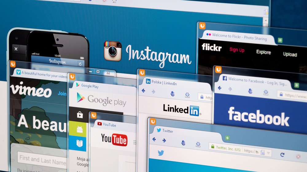 Popular social media platforms Popular social media platforms
