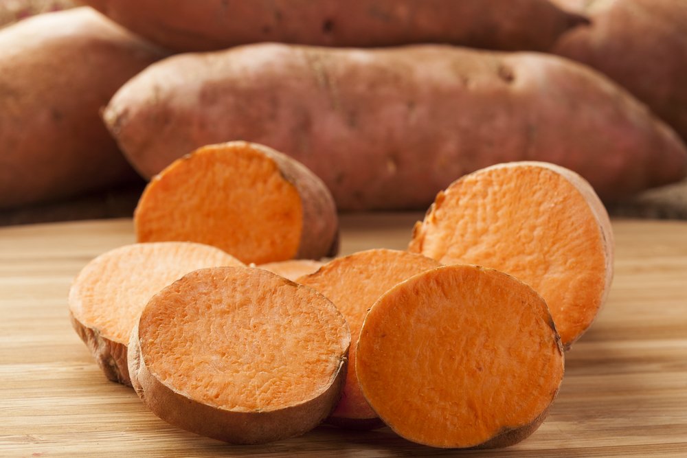 sweet potato healthy skin