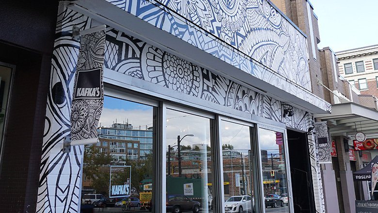 Kafkas Coffee Mural on Main Street Kafkas Coffee Mural on Main Street